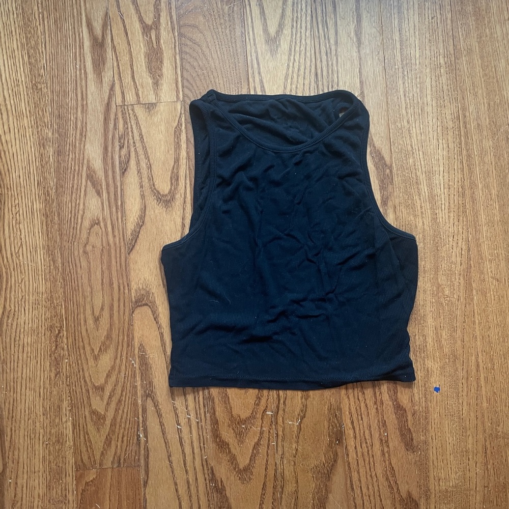 Black Sleeveless Women's Top